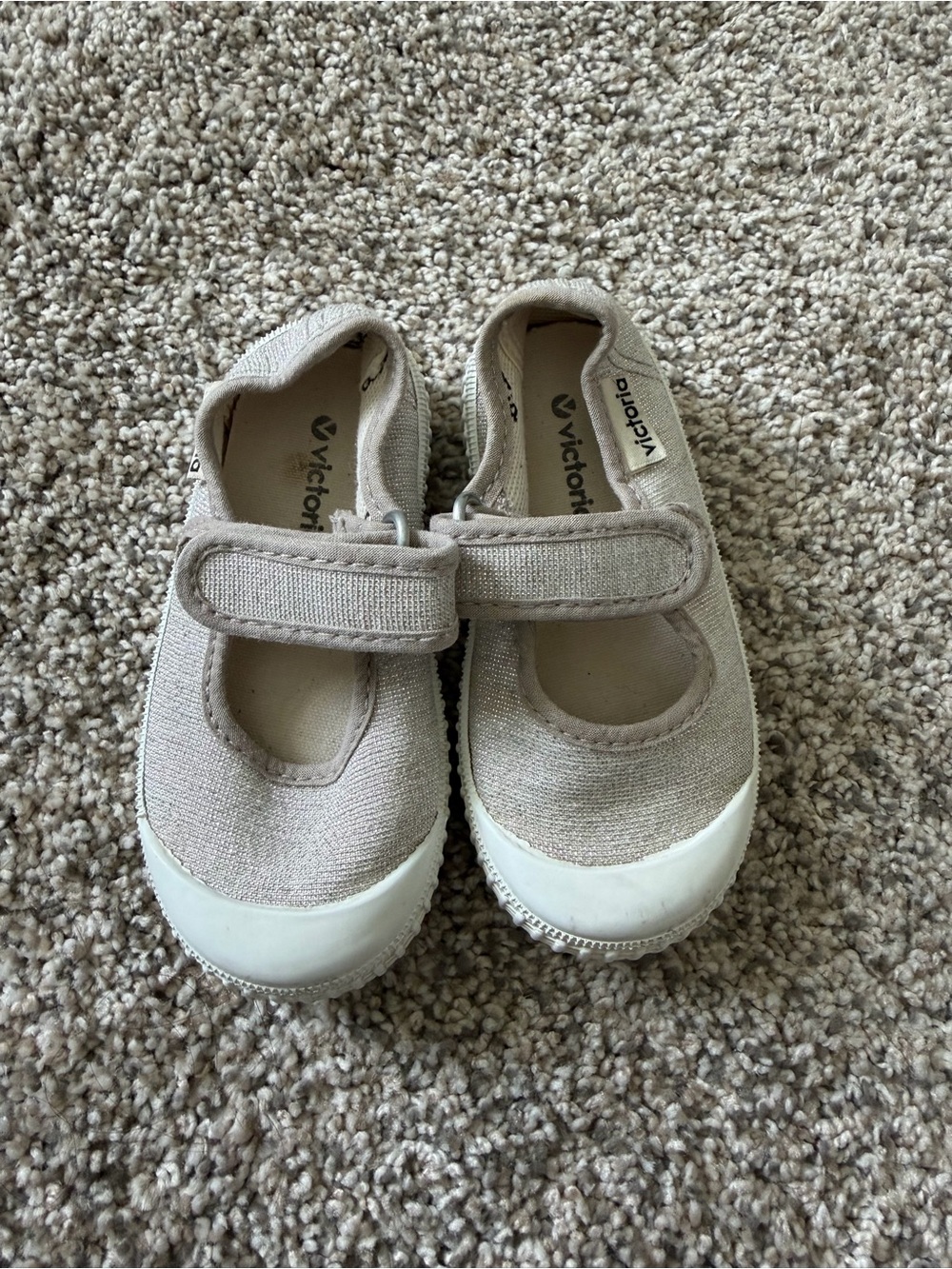 Victoria new walker Canvas Mary Jane with Velcro Strap - size 22